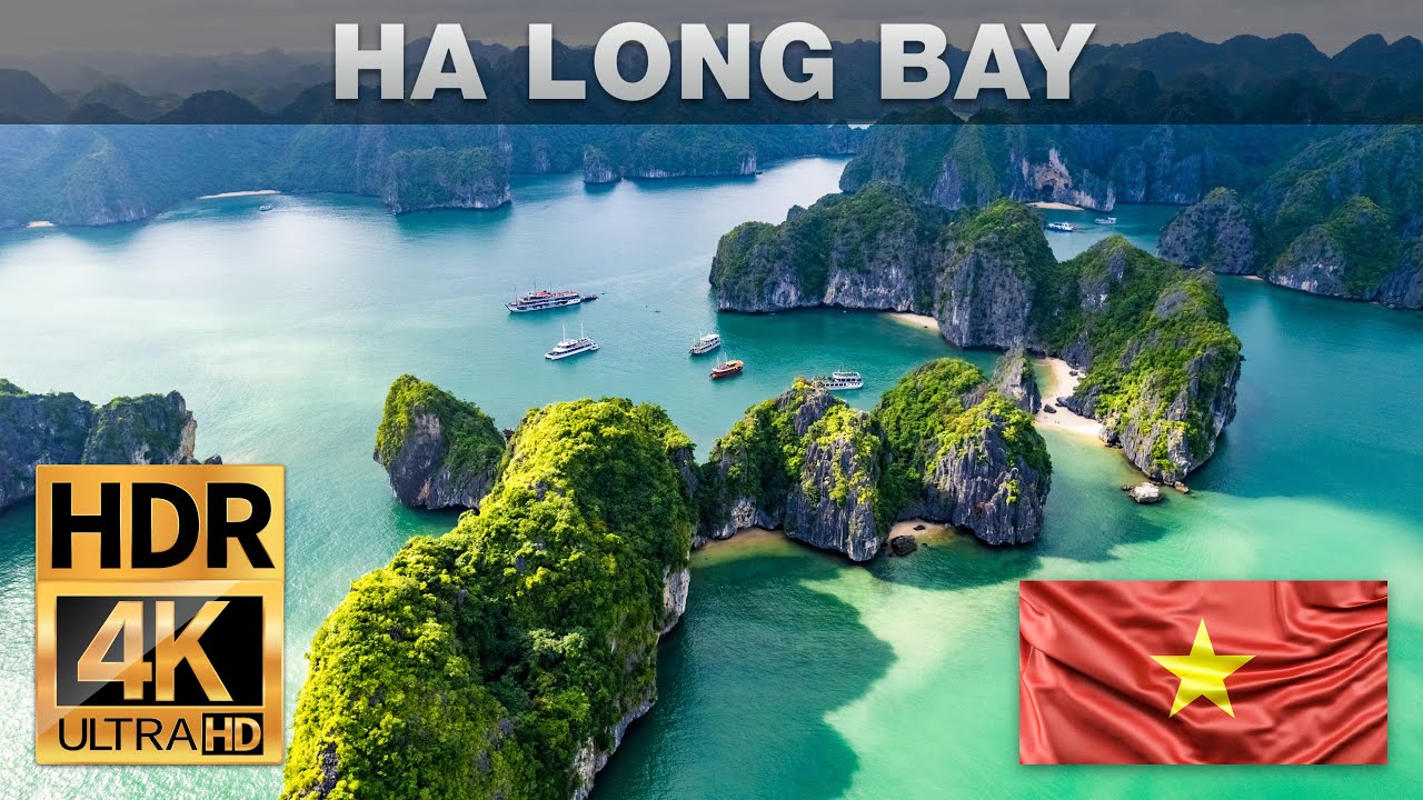 🇻🇳 Hạ Long Bay cruise | 4k UHD 60fps 🅷🅳🆁