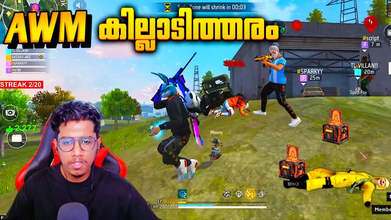 2x Awm Gameplay 😈 എല്ലാത്തിനെയും ഉറക്കി വിട്ടു 🔥 Grandmaster Lobby | Freefire Malayalam