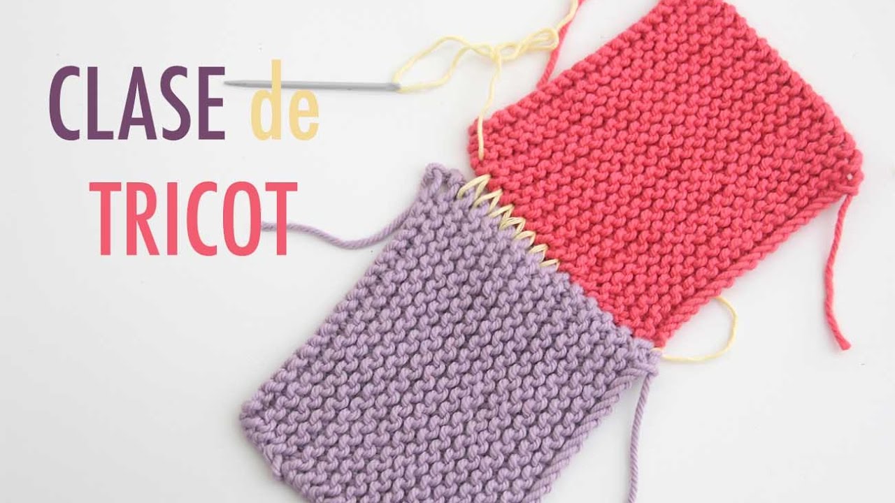 Clase Tricot: Cómo unir dos piezas de punto bobo con costura invisible