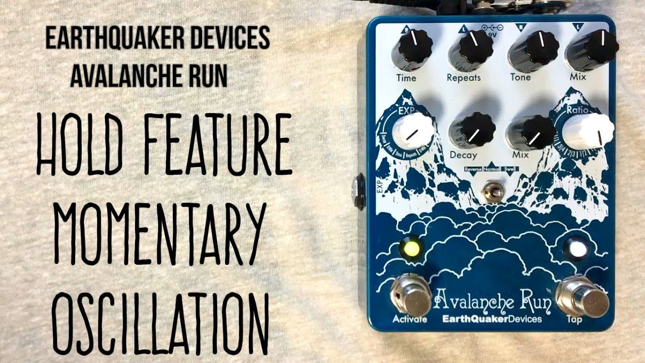 EarthQuaker Devices Avalanche Run - Hold Feature (Momentary Oscillation)