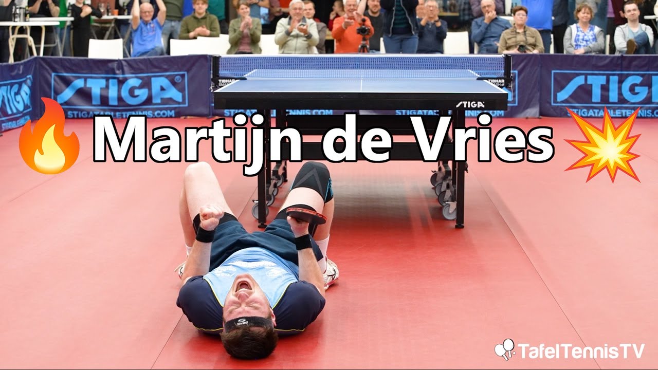 💥 Last Match Martijn de Vries 🔥 vs Juan Pedro Sanchez #tabletennis #tafeltennis | Smash vs Maashorst