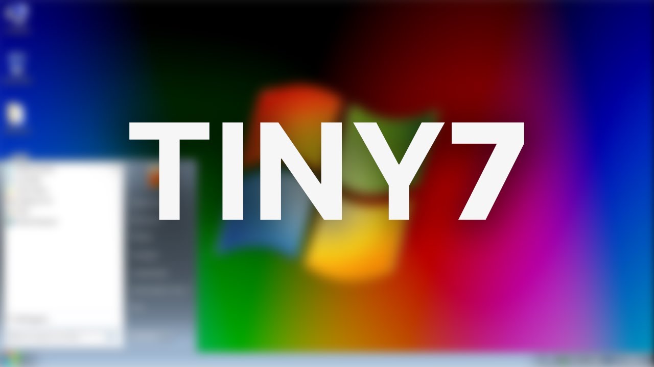 Самая маленькая версия Windows 7? - Tiny7