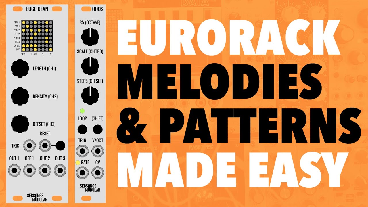 Eurorack Melodies & Musical Patterns MADE EASY // Sebsongs Odds & Euclidean