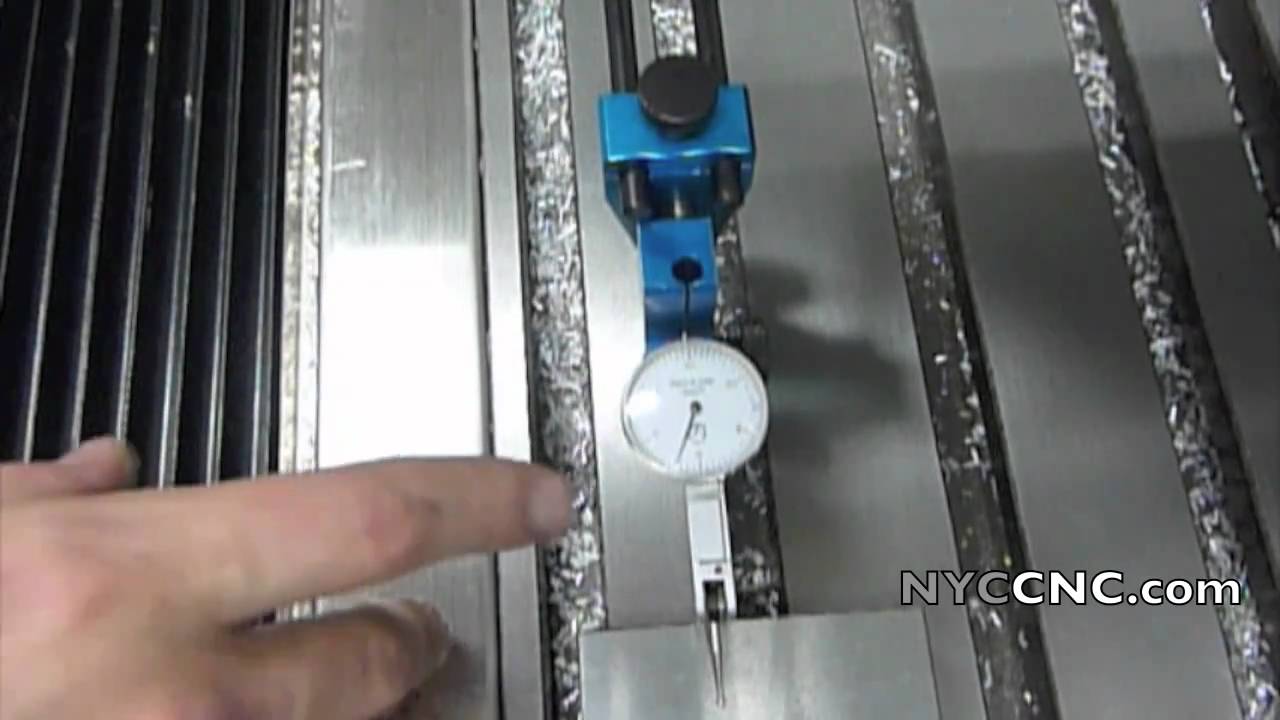Tormach PCNC 1100 - Adjusting Mill Tram by shimming the base.  Ch. 12