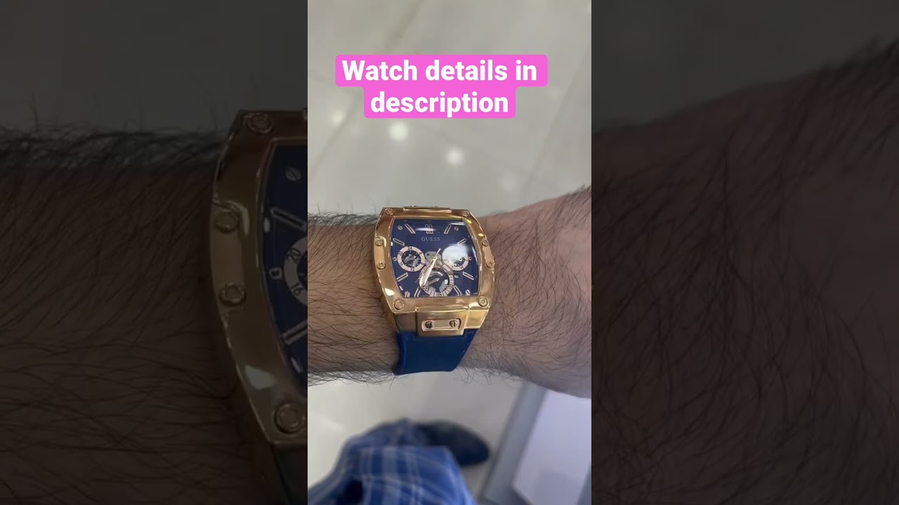 GUESS Casual Analog Black Dial Men's Watch #guess #wristwatch #luxury - @Bhavinder