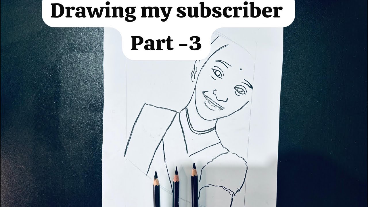 Drawing my subscriber part -3 | Live streaming #livestream #ytlivestreaming #artwork