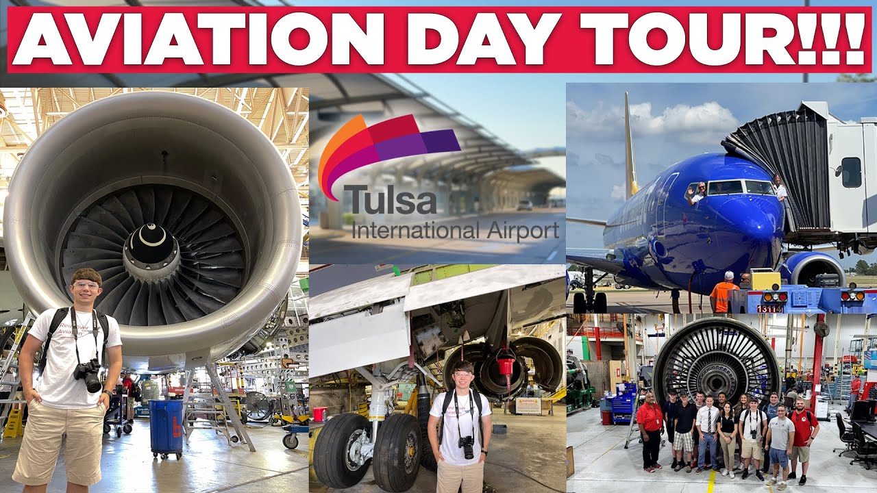 *AVIATION DAY TOUR* at Tulsa International Airport! (AA Maintenance, Airport Operations, and More!)
