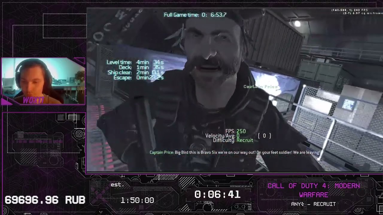 [RU] Call Of Duty 4: Modern Warfare [Any% - Recruit] от @wox1t - 
