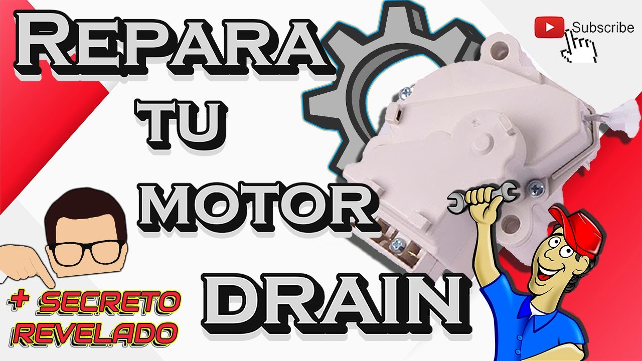 LAVADORA LG NO CENTRIFUGA + REPARA MOTOR DRIVE (DRAIN) |  WASHING MACHINE DRAIN MOTOR REPAIR  🧰🔧