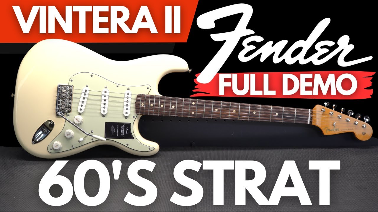 Fender Vintera II '60s Stratocaster (BEST Mexican Strat)