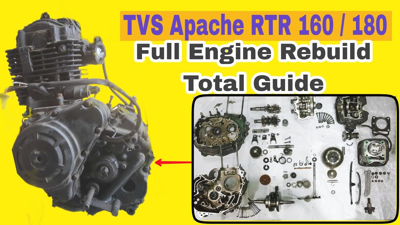 Apache RTR 160/180 Full Engine Rebuild Total Guide Part -1