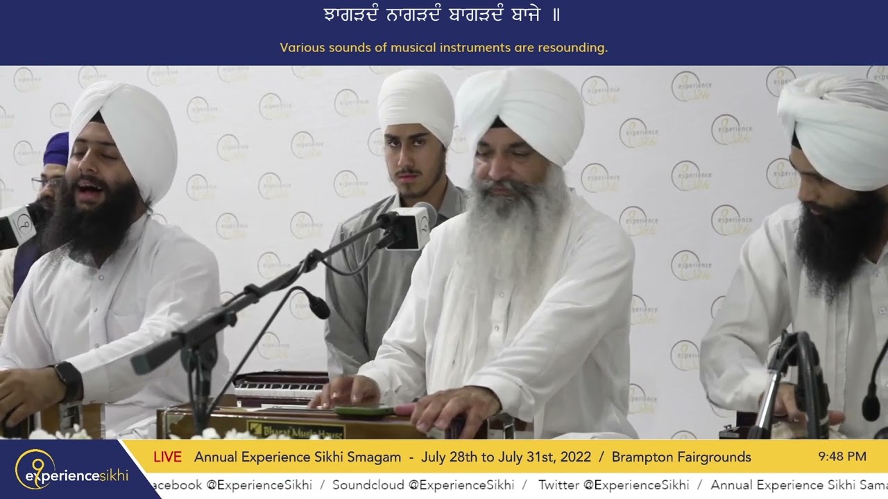 Bhai Sarabjeet Singh Ji Laadi - Raati Jaaye Sunei Gurbani - Experience Sikhi Smagam 2022