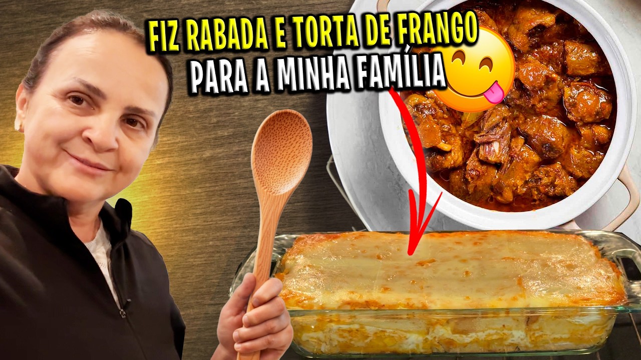 FIZ RABADA E TORTA DE PÃO PRA FAMÍLIA ❤️
