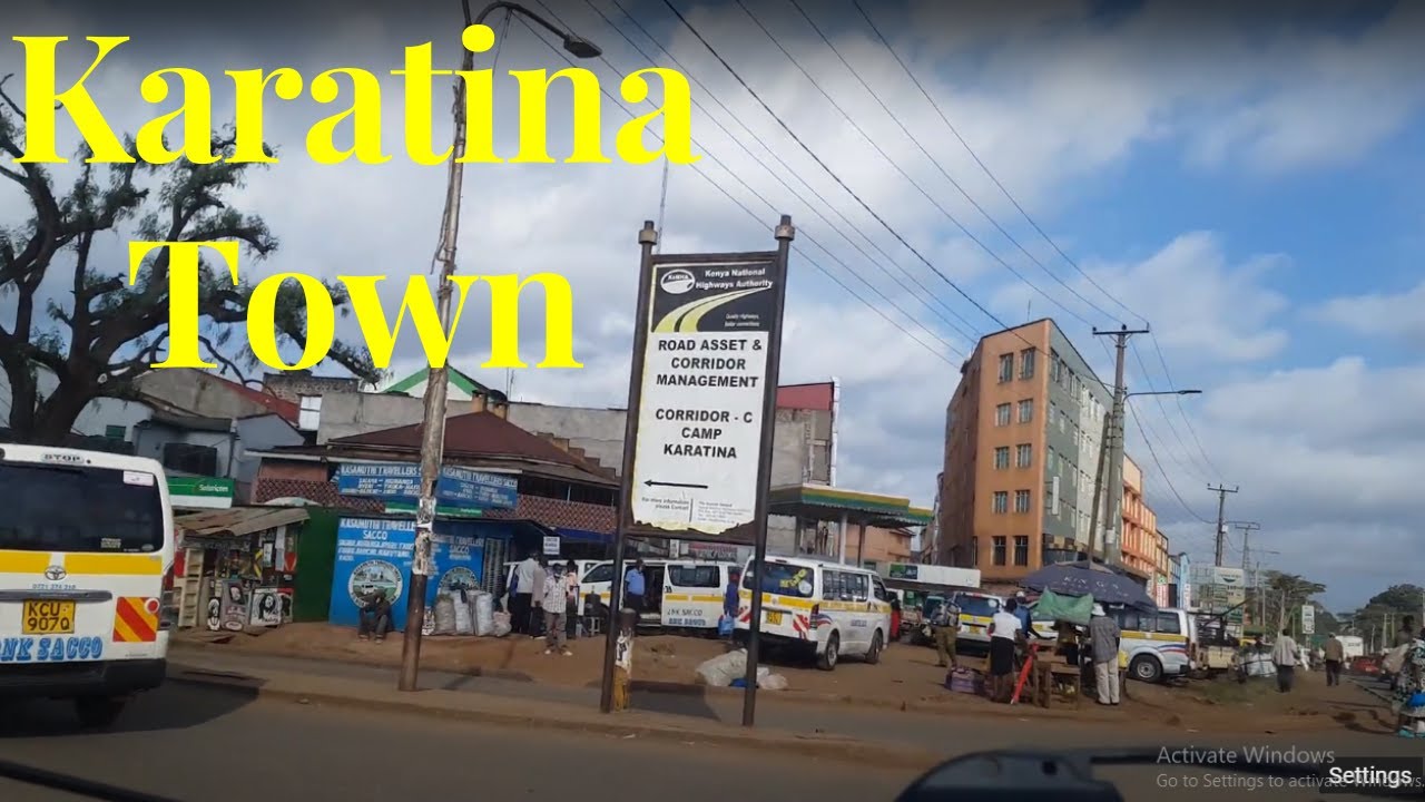 The  Town with the Largest Market in East and Central Africa. Karatina Town