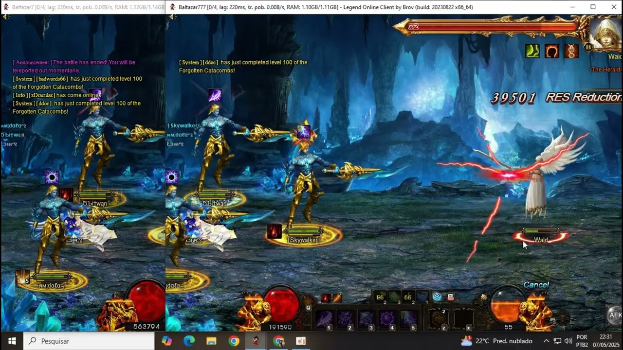 Wartune Reborn zerando tj by Skywalker,Amidala + 2 fakes Obiwan e Leia