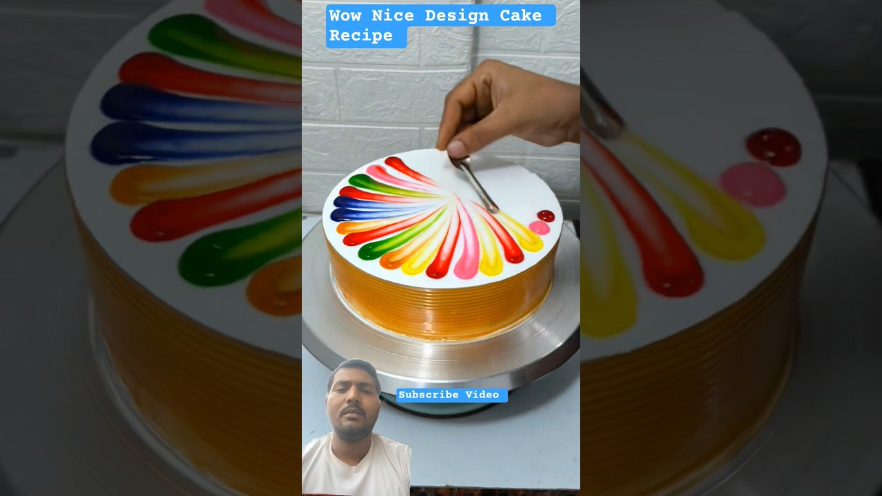 Best Rainbow 🌈 Mix Colour Cake Recipe || 