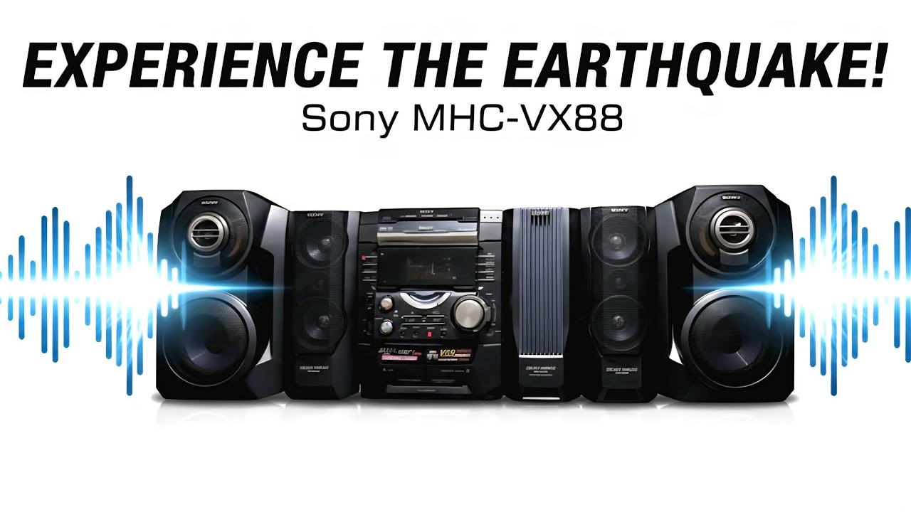 The Most Powerful Vintage Sony System? MHC-VX88! 🔥