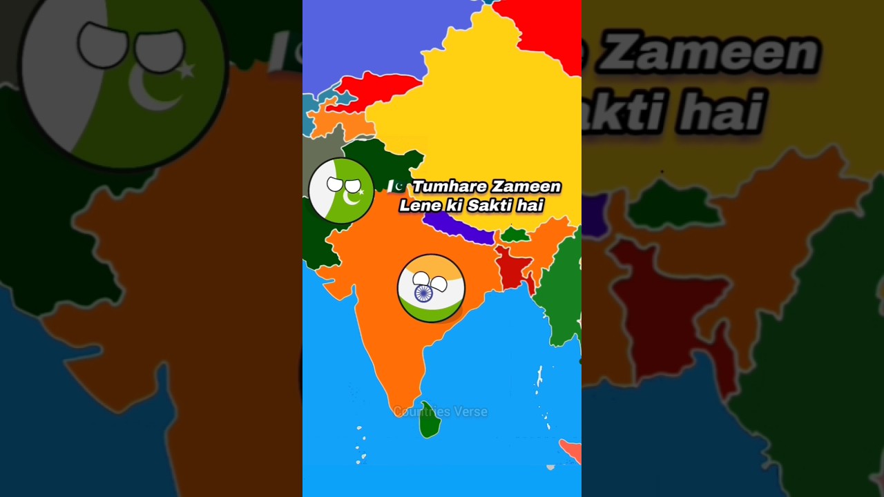 Pakistan is Cheating to India 😱| Countryballs in Hindi #shorts #countryballs
