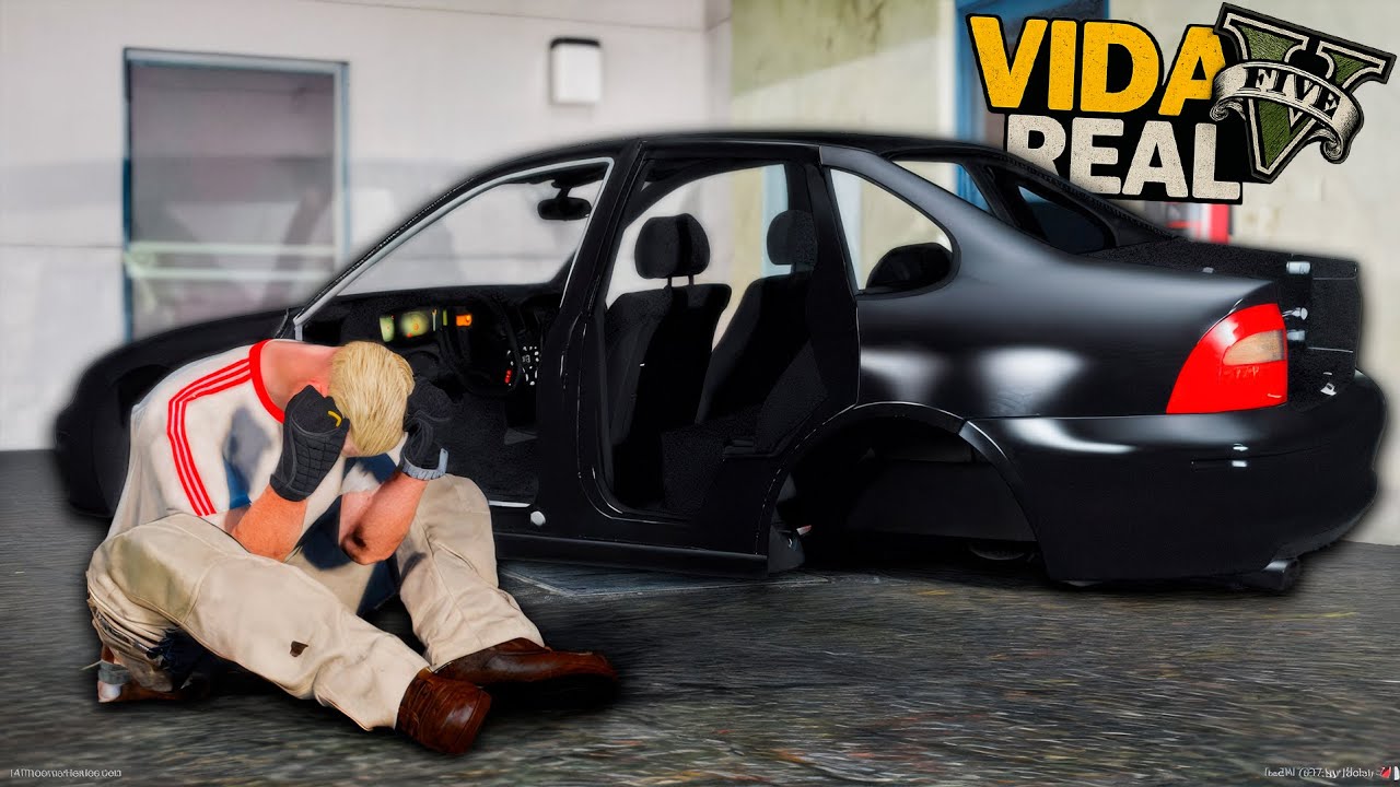 GTA V - VIDA REAL | ENCONTREI MEU CARRO TODO DESTRUIDO! #81