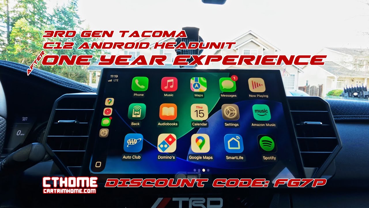 Автомагнитола C12 на базе Android для Toyota Tacoma 3-го поколения: опыт длительного использования