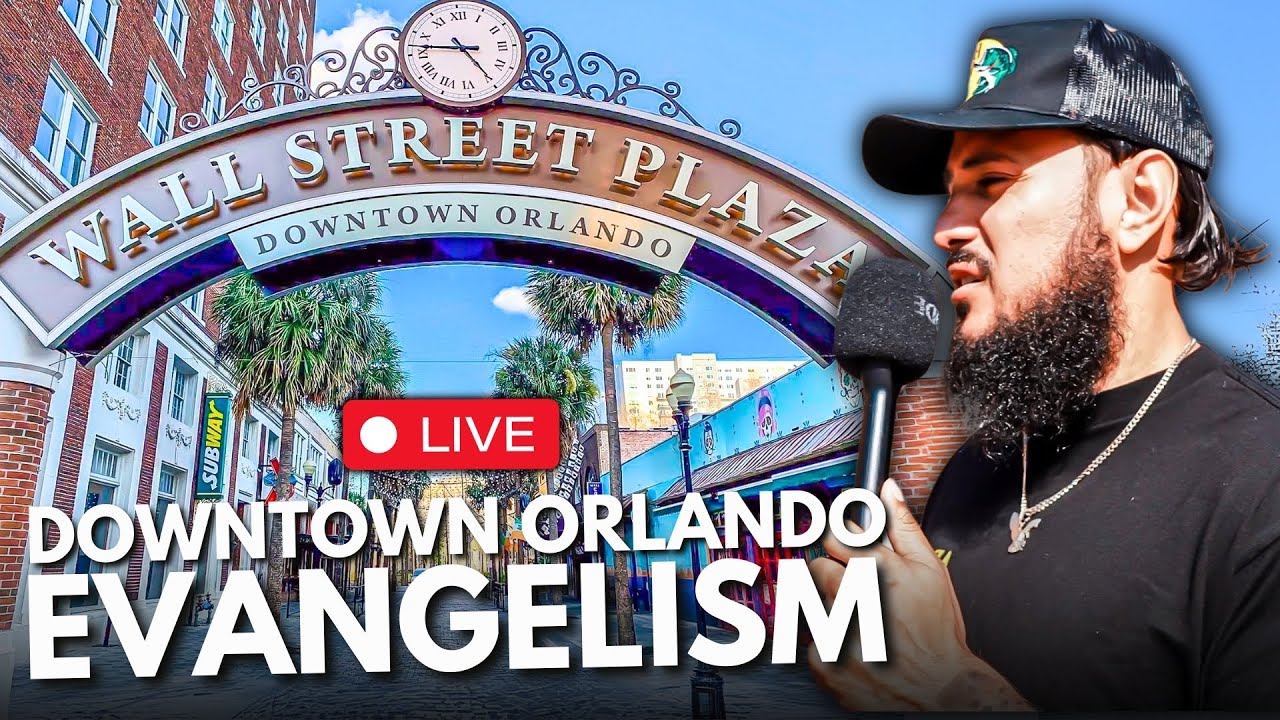Spreading the Love of Jesus in Downtown Orlando | LIVE 🔴
