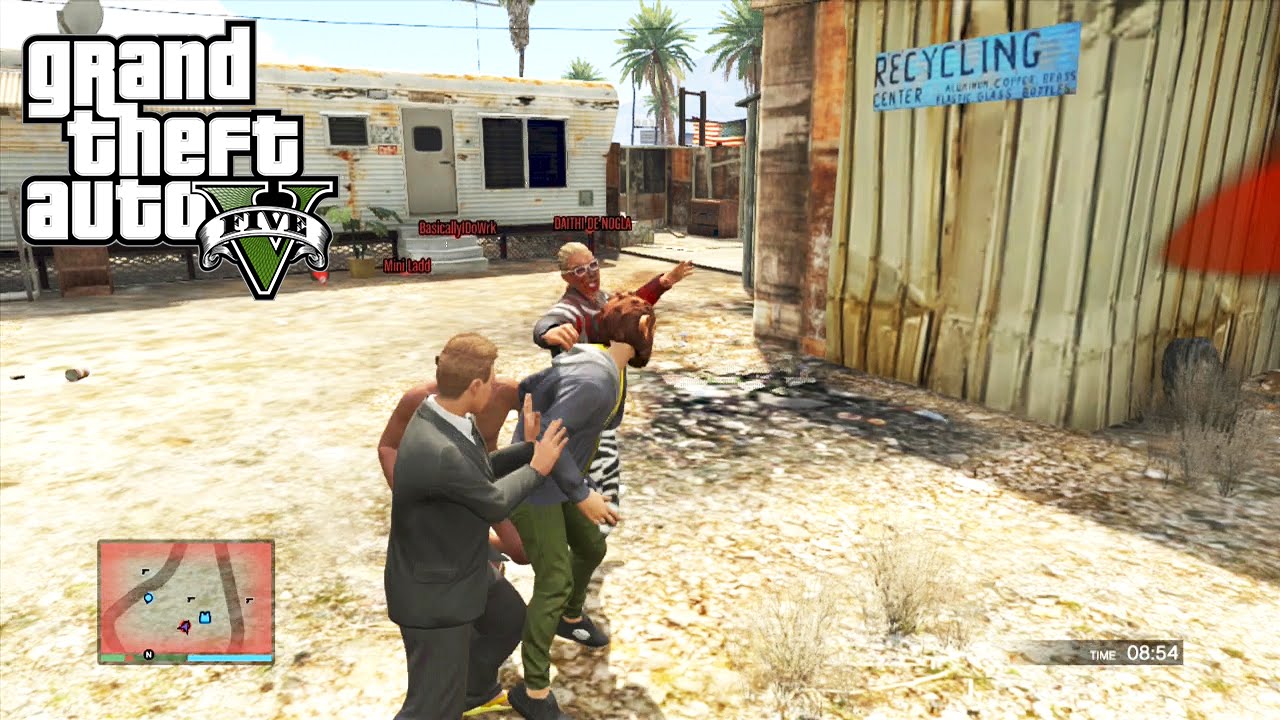 GTA 5 Online Versus: Stab City LTS - Lui and Droidd vs Basically, Daithi and Mini