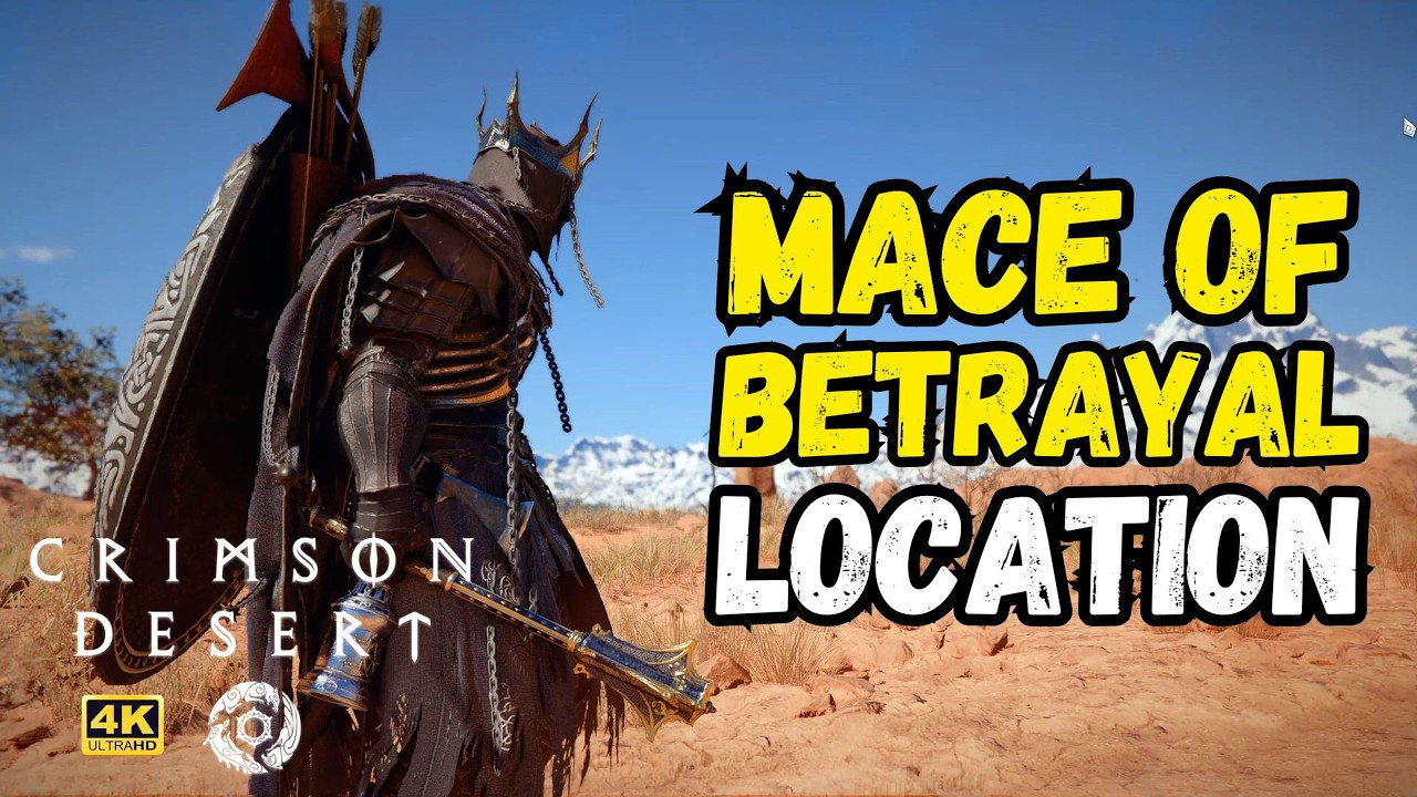How To Get the Mace of Betrayal in Crimson Desert &mdash; Most Players Miss This 🪓 4K 60FPS #crimsondesert