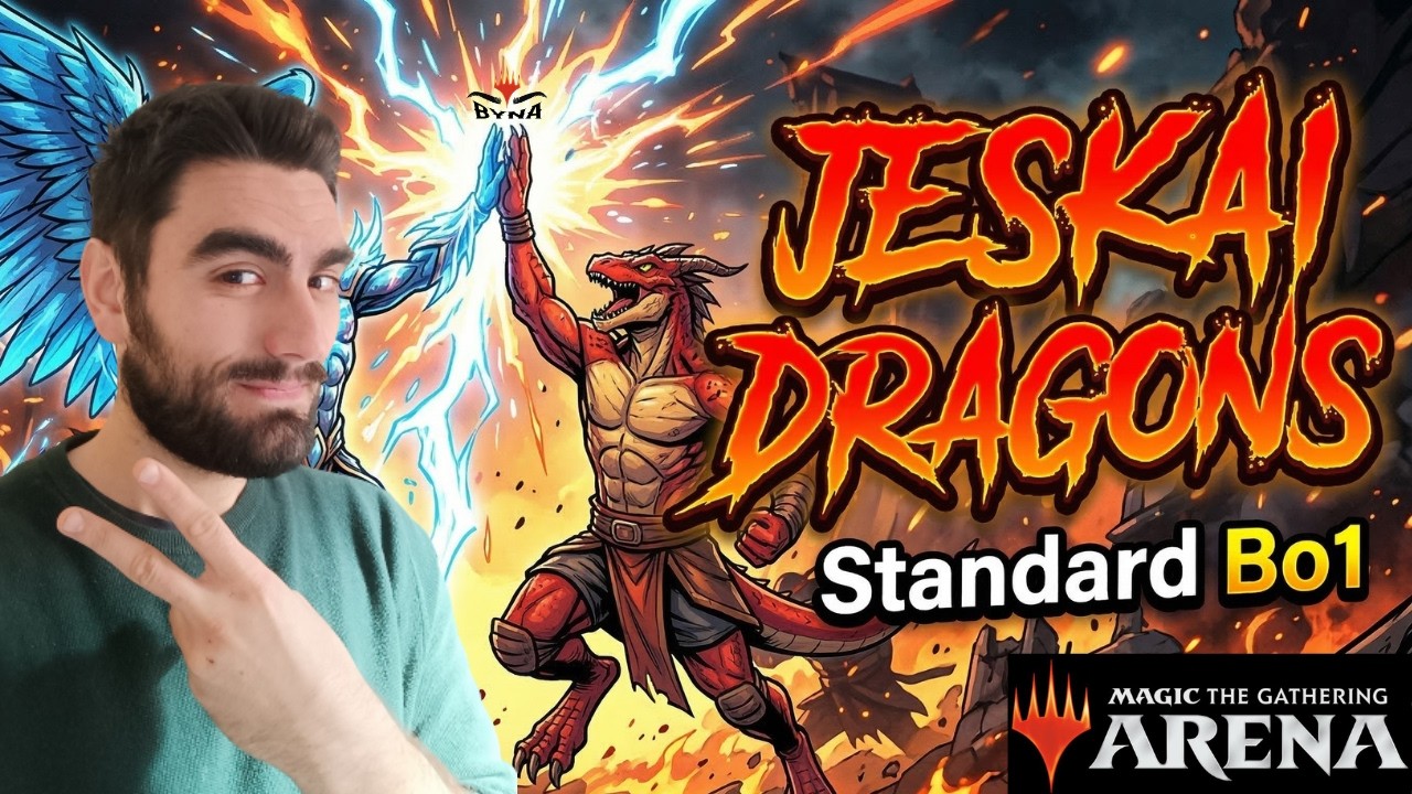 JESKAI DRAGONS Standard Bo1 #mtgarena #magic #mtgita #magicthegathering