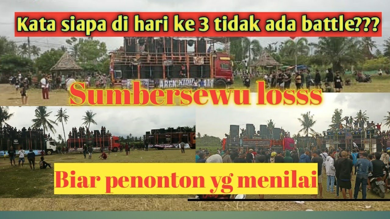 Idola, Joe, Larejangkung, Nanda, Kompax, sicantik, mahkota battle panas di lapangan sumbersewu 2023