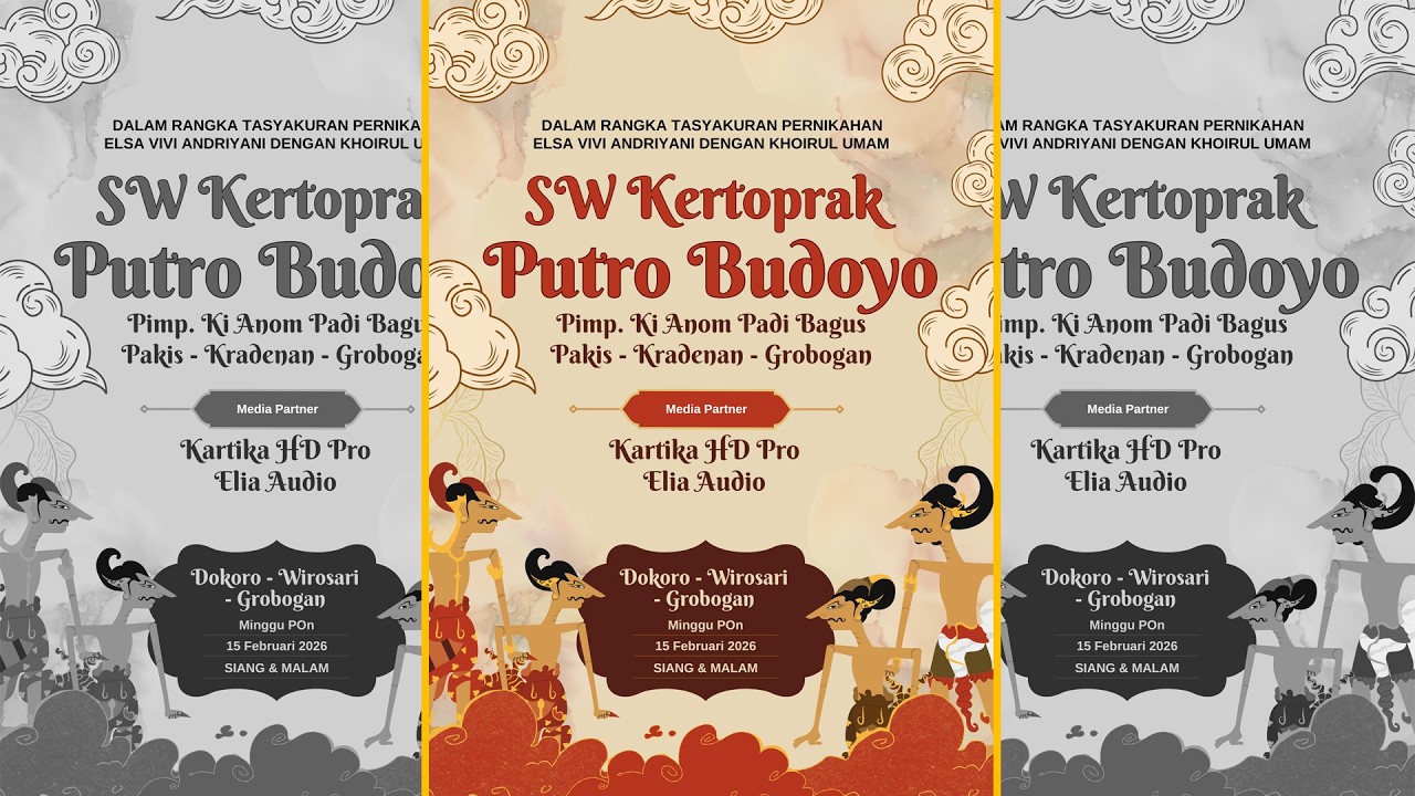 🔴LIVE STREAMING KETOPRAK PUTRO BUDOYO | WEDDING PARTY ELSA & KHOIRUL | 15 FEBRUARI 2026 | ELIA AUDIO