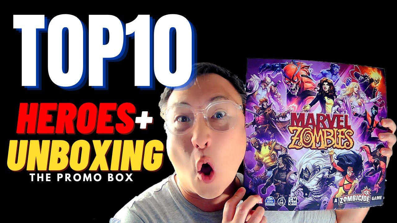 Marvel Zombie Promo Box Unboxing + Top 10 Most Powerful Heroes & Zombies Ranked 4K HWGames