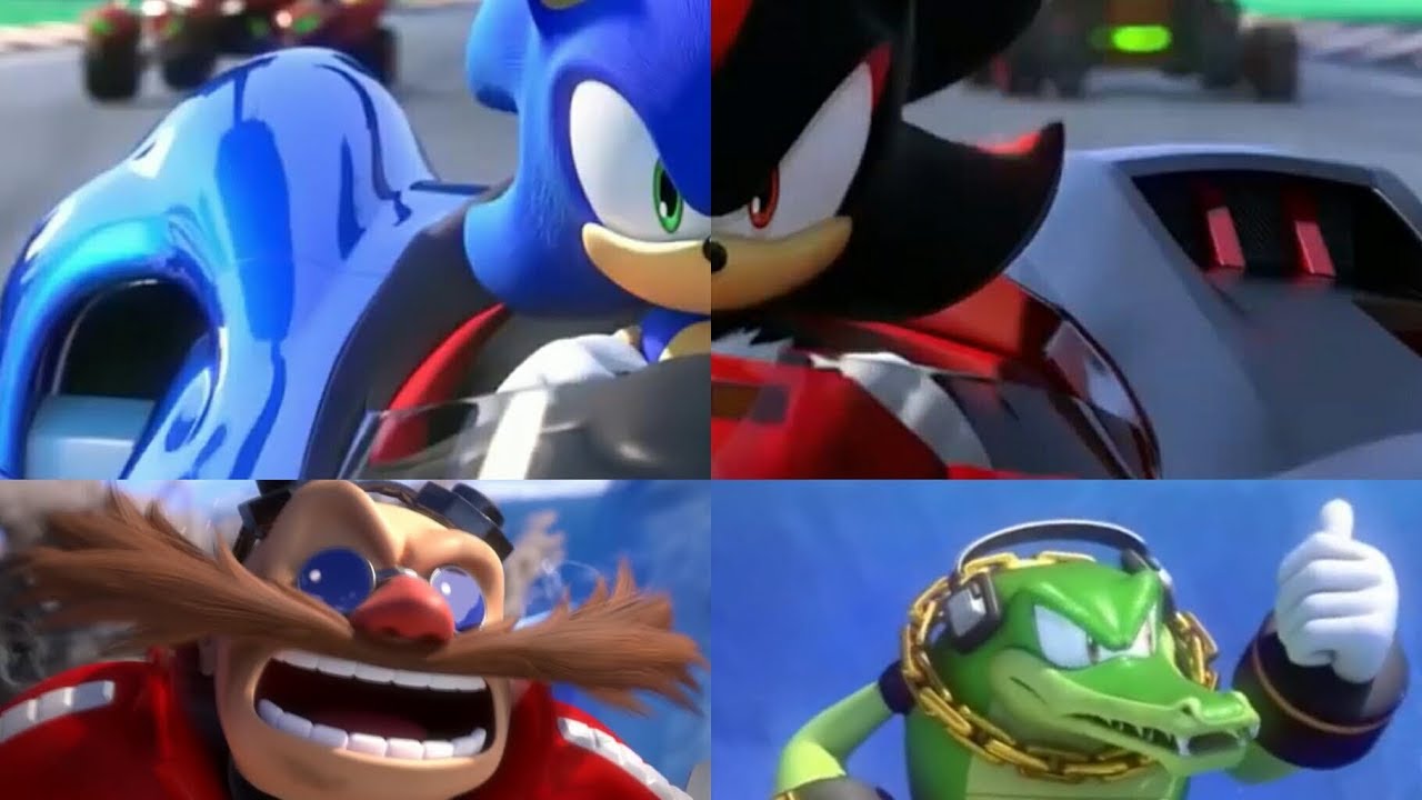 Team Sonic Racing - Todos os Chefes e Cutscenes