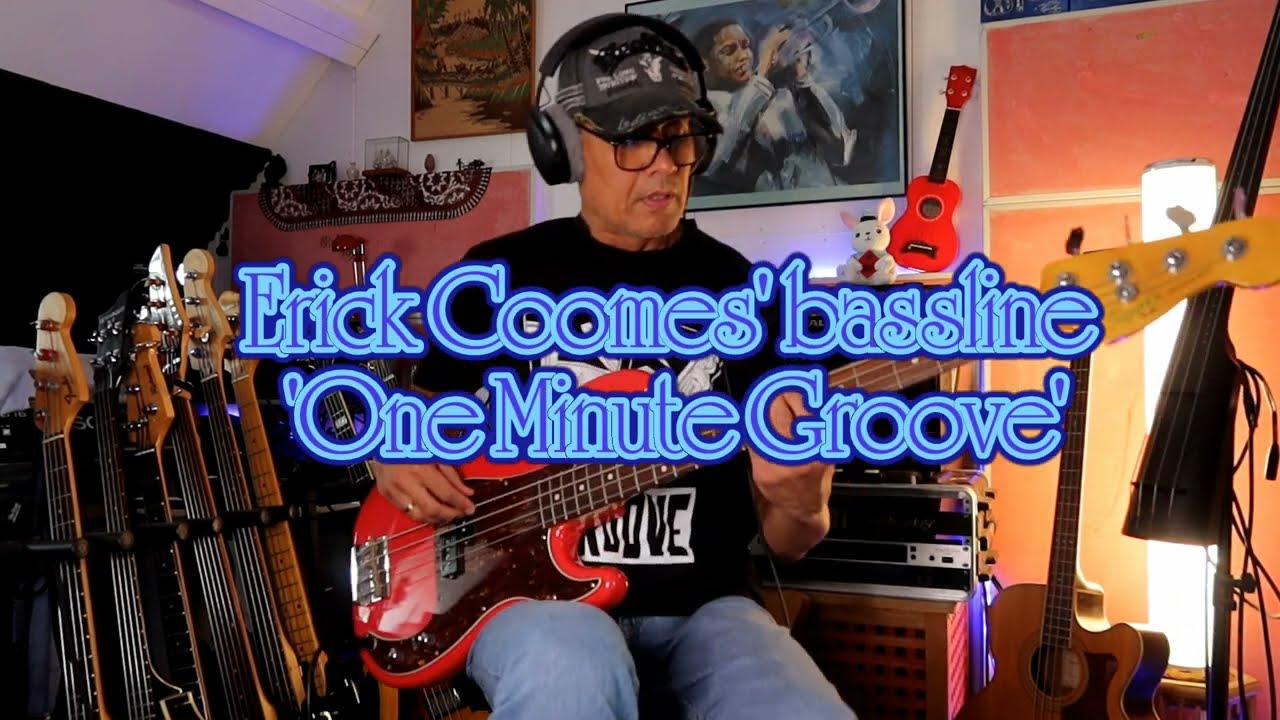 One Minute Groove - Erick Coomes' bass line (Lettuce) - Live intro...#OMG