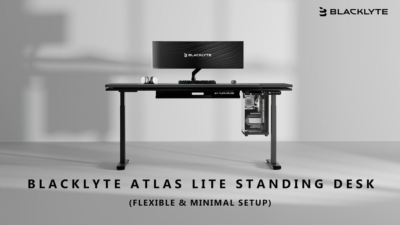 How to Assemble the Blacklyte Atlas Lite Standing Desk | Unboxing & Step-by-Step Build Guide
