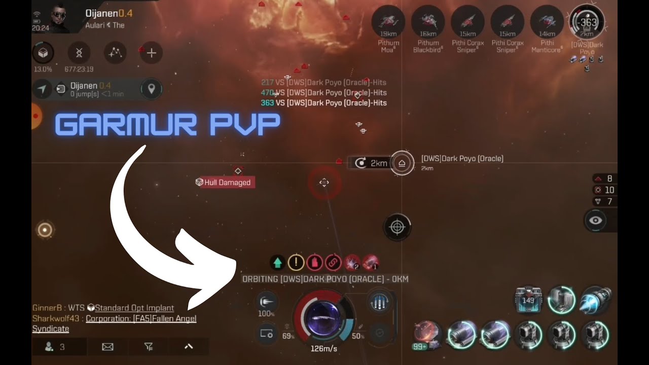 Garmur almost bites the dust... living on the edge [[EVE ECHOES]]