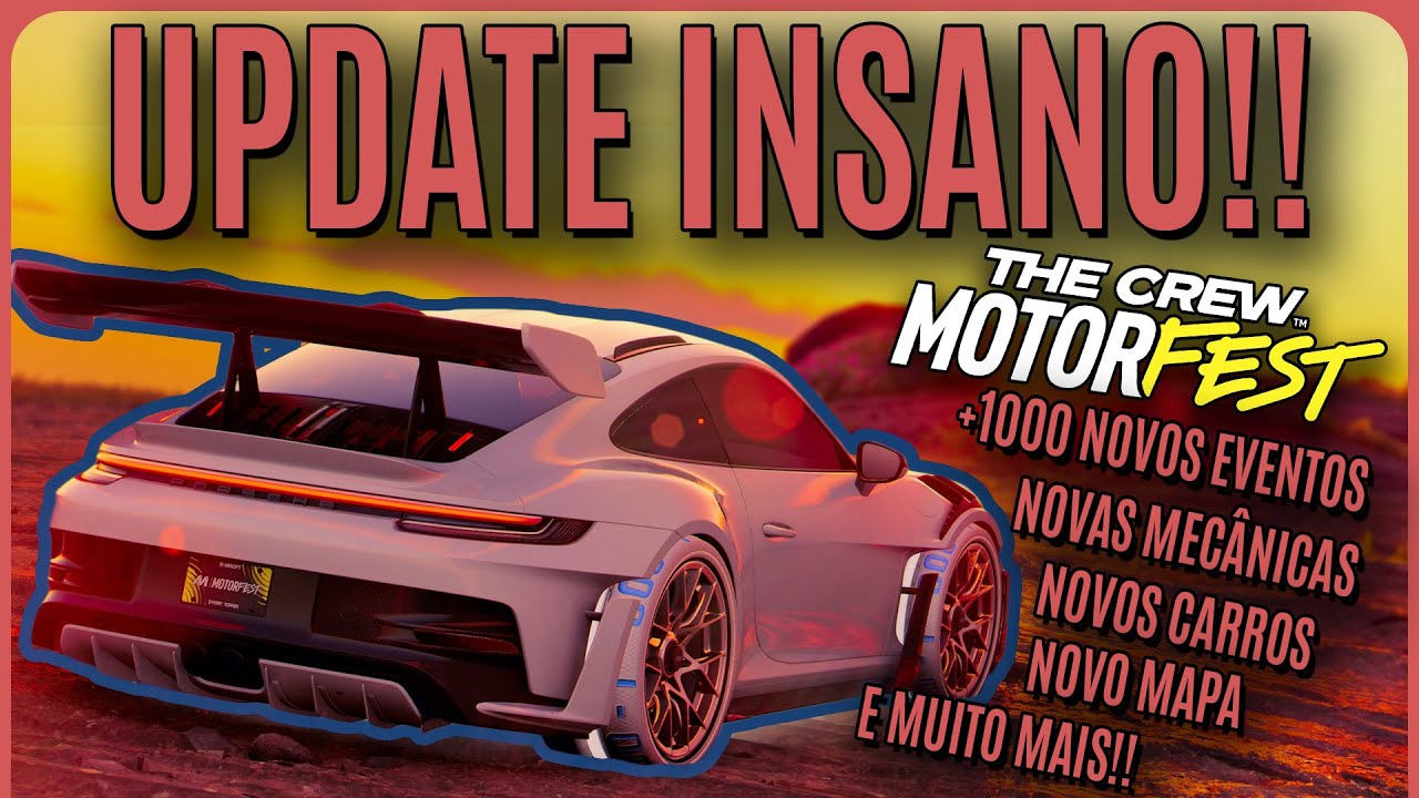 😱😱 The Crew MOTORFEST virou um JOGO NOVO!! - QUE UPDATE É ESSE?!?!  INSANO!!  😱😱😱
