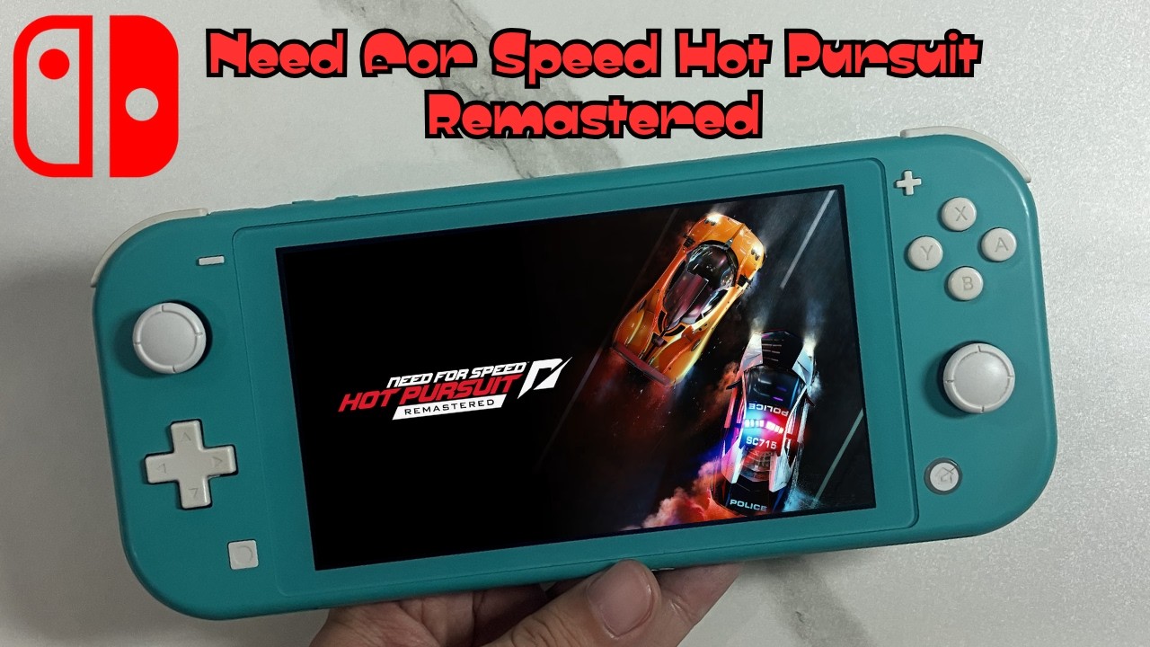 Need for Speed Hot Pursuit Remastered + Patch Update 1.0.3 Nintendo Switch Lite Gameplay Handheld