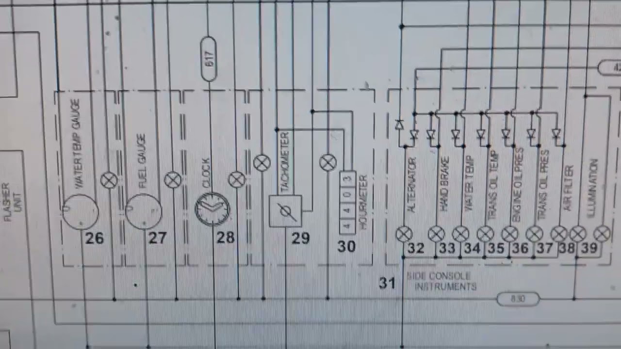 JCB 3CX SCHEMATIC DIAGRAM WIRING { for gb }
