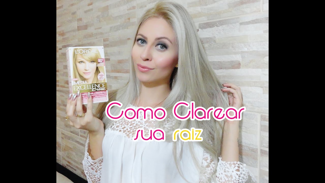 ♡Como clarear a raiz com L'oreal 10.1+ intensificador - ♡Querido Blonde