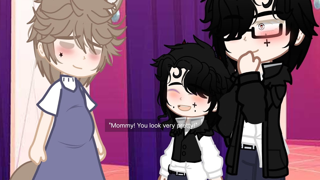 "Mommy! you look very pretty"🥰//MEME//Gacha Club BL(Omegaverse)//Enigmas x Alphas