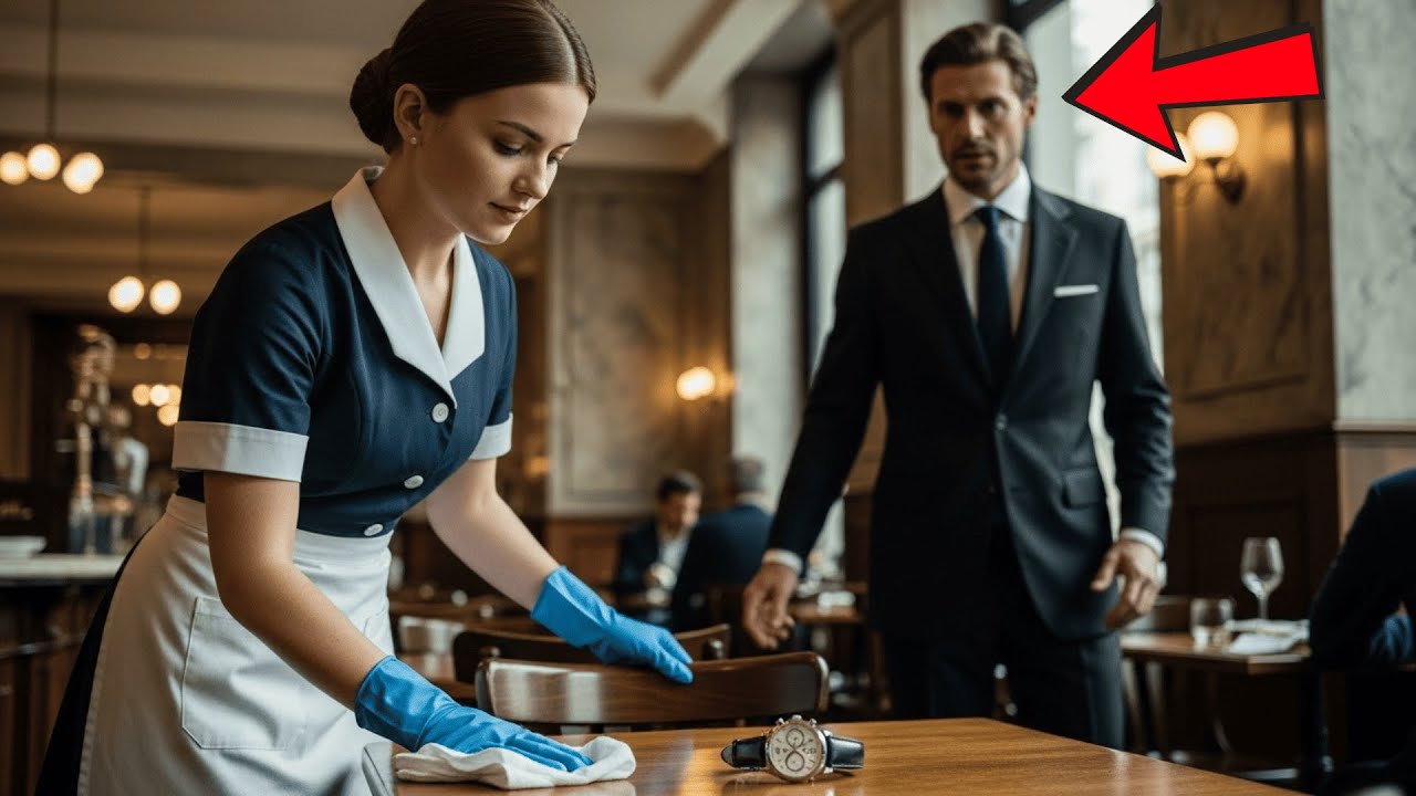 Il Miliardario “Dimenticò” Apposta l’Orologio di Lusso — Ma la Reazione della Cameriera Cambiò Tutto