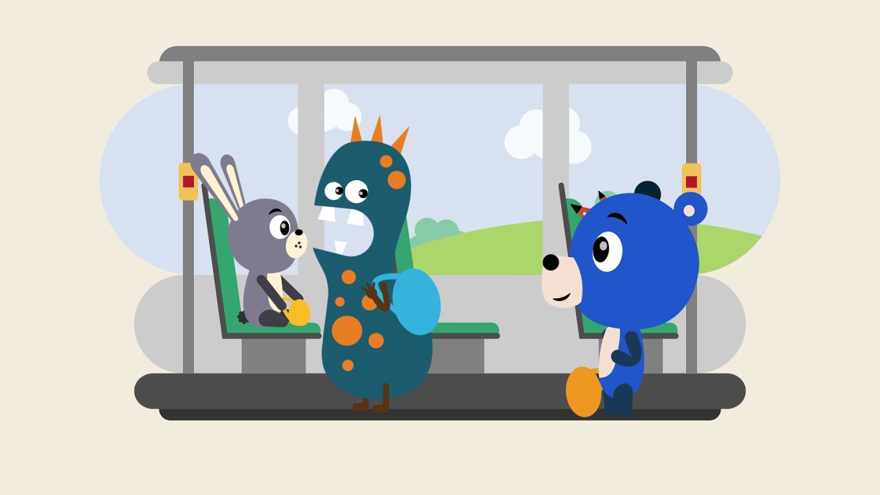 Nysse - Onni-nalle matkustaa bussilla
