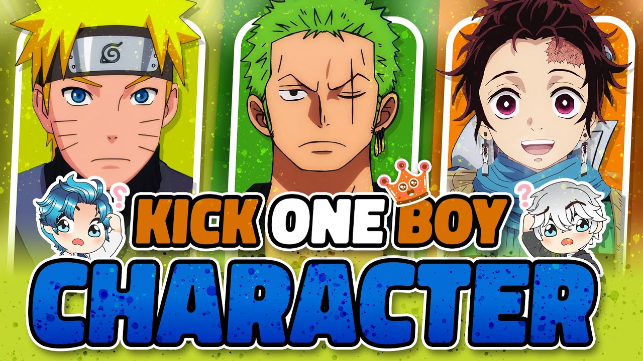 Kick One Anime Character – Who Goes❓ | Boys Version | Anime Quiz Edition 🔥