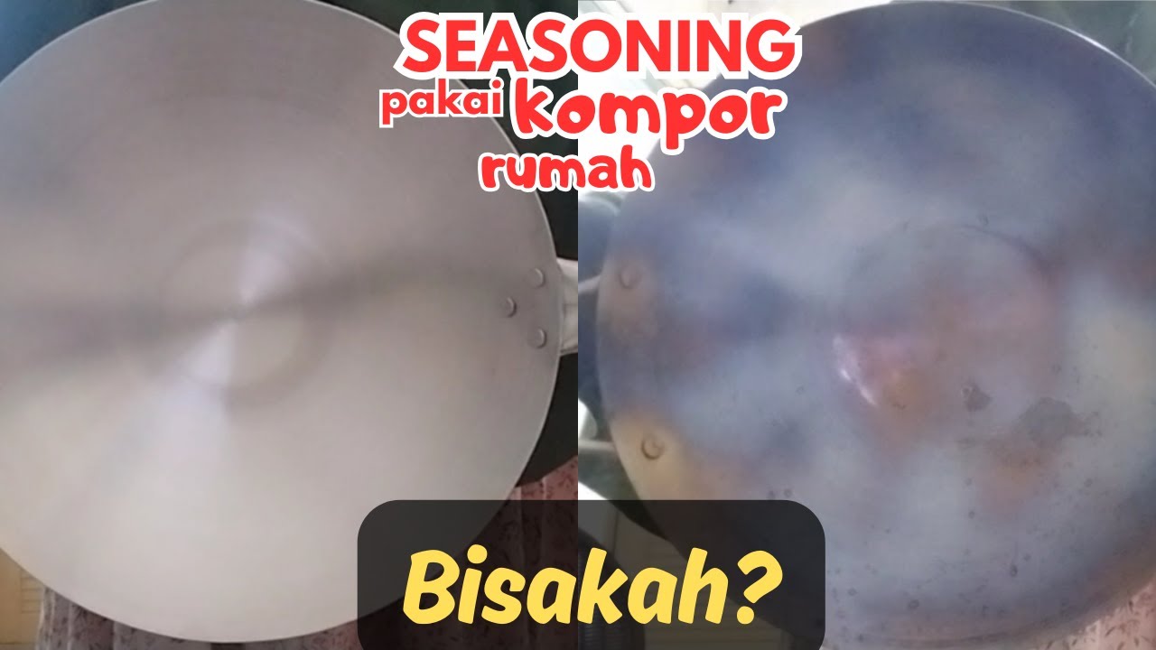 SEASONING WAJAN STAINLESS CALYPSO ‼️ PAKAI KOMPOR GAS BIASA #review #seasoning