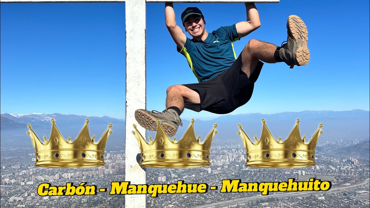 La triple Corona (Carbón - Manquehue - Manquehuito)