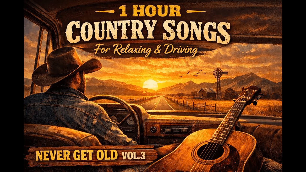 1 Hour Country Songs Playlist for Relaxing & Driving | Never Get Old Vol.3
