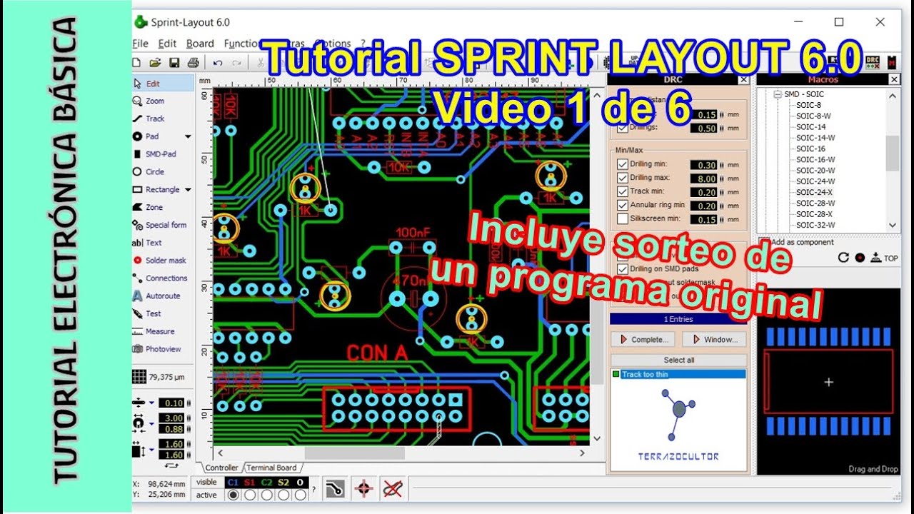 TEB. Parte 31. EDA Sprint Layout 6 0 Intro y funciones generales (1 de 6) y SORTEO