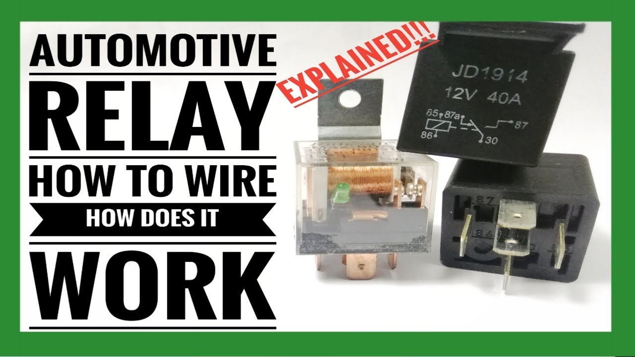 How to wire a Relay | How does it work | Automotive Relay Basics