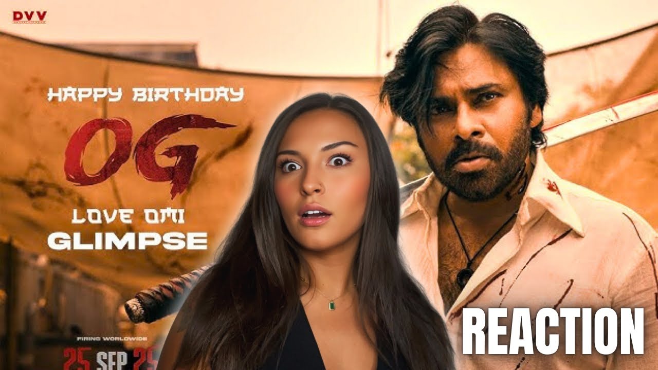 HBD OG - LOVE OMI - Glimpe REACTION | Pawan Kalyan | Emraan Hashmi | Sujeeth | Thaman S
