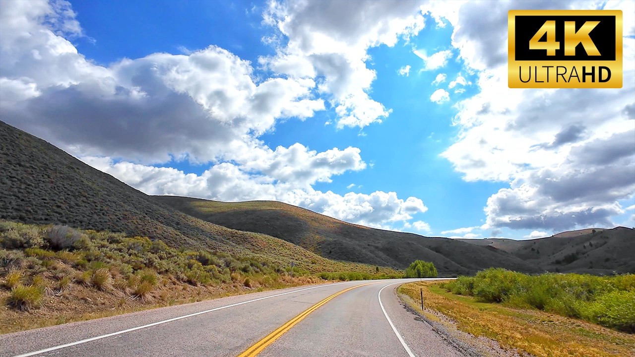 Stunning Road Trip: Bear Lake to Grand Teton, Wyoming - 4K Driving Adventure